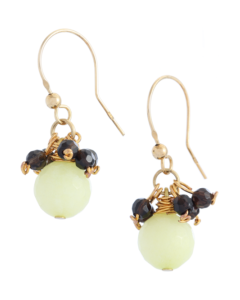 Celadon Jade Hook Earrings